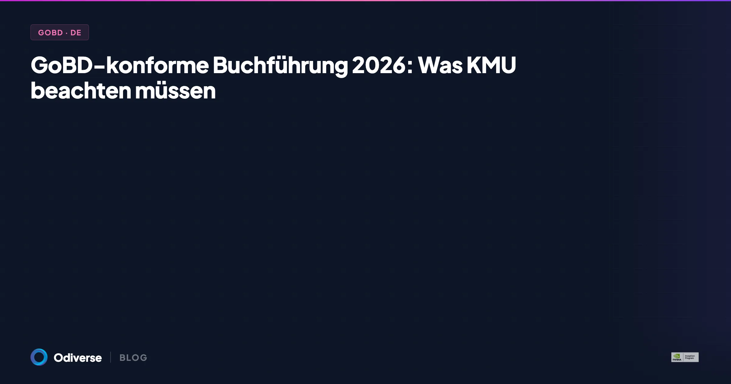 GoBD-konforme Buchführung 2026: Was KMU beachten müssen