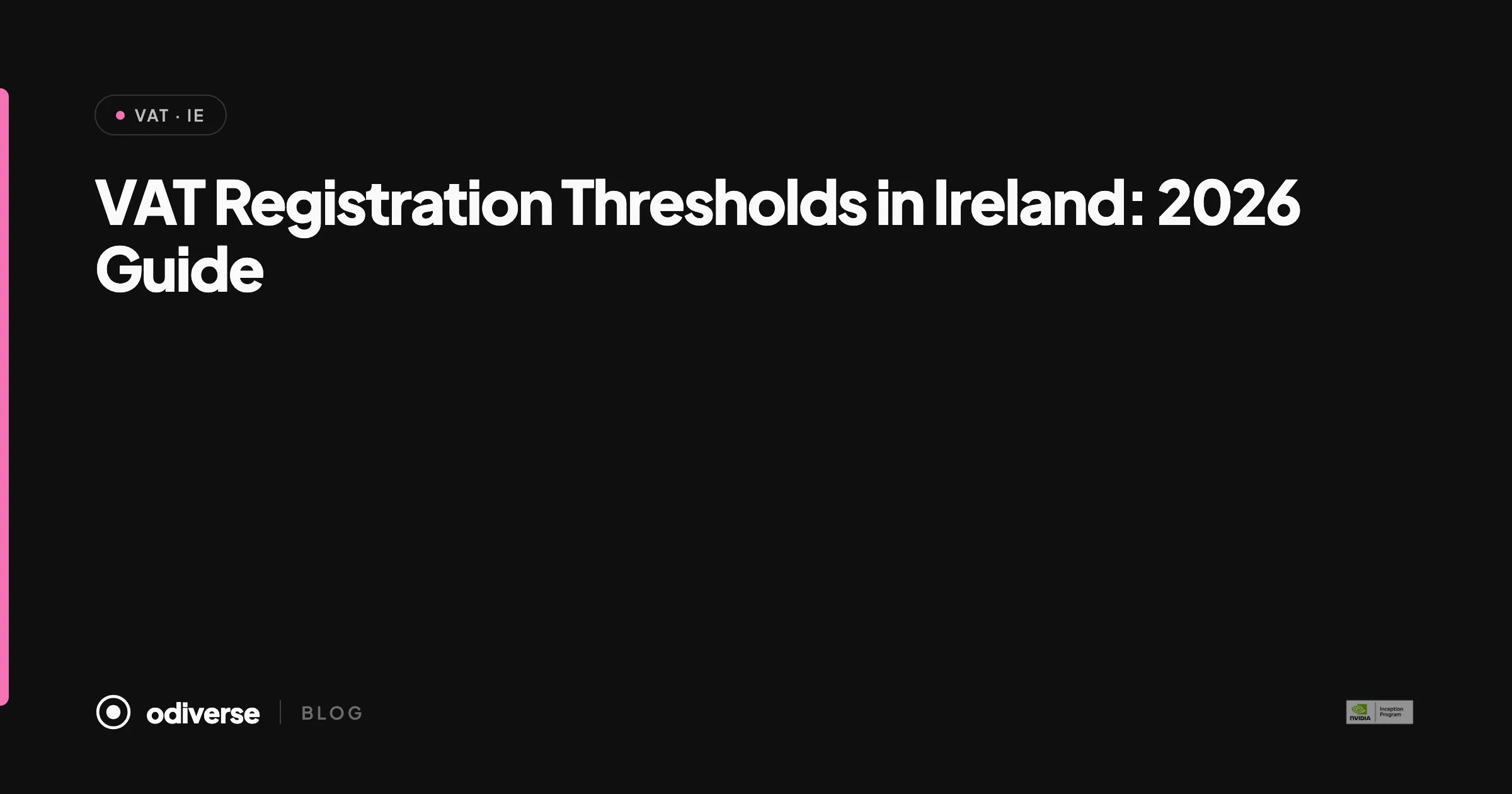 VAT Registration Thresholds in Ireland: 2026 Guide