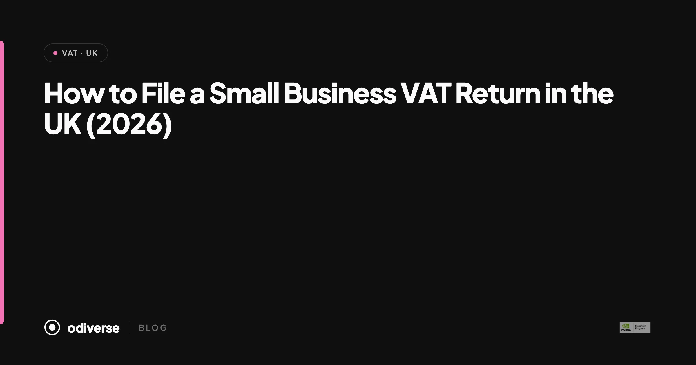 How to File a Small Business VAT Return in the UK (2026)