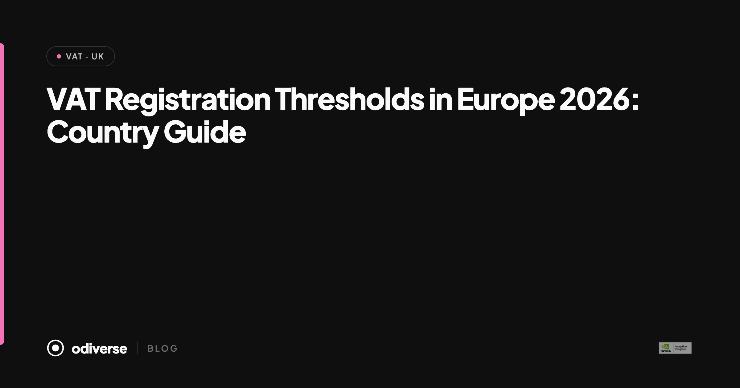VAT Registration Thresholds in Europe 2026: Country Guide