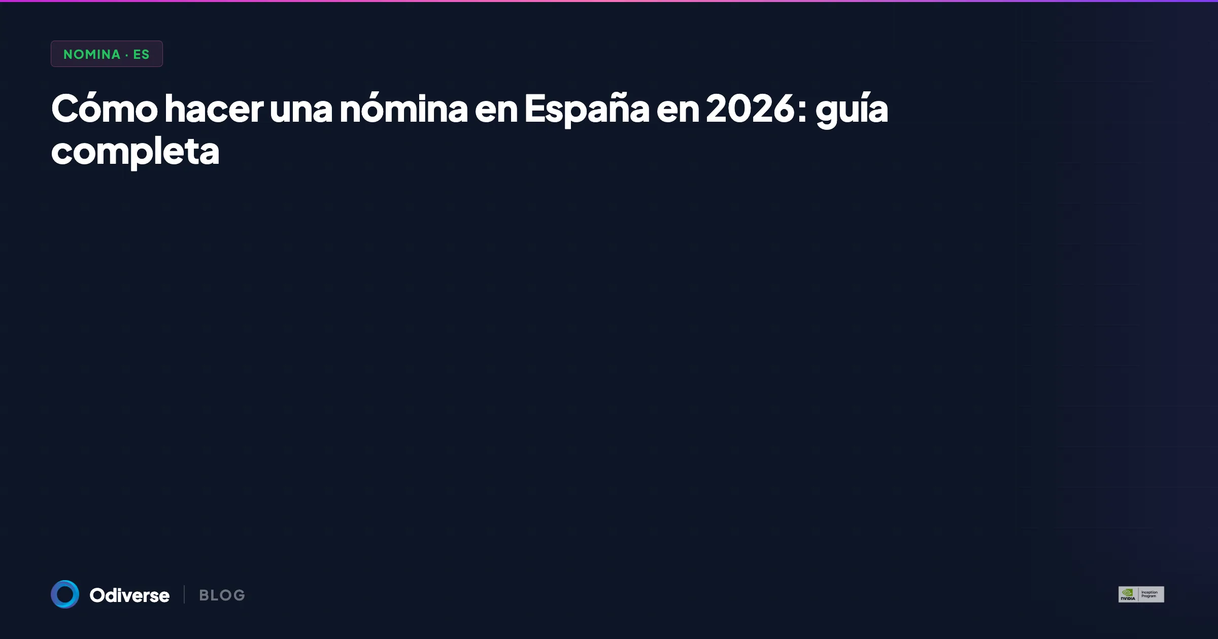 Cómo hacer una nómina en España en 2026: guía completa