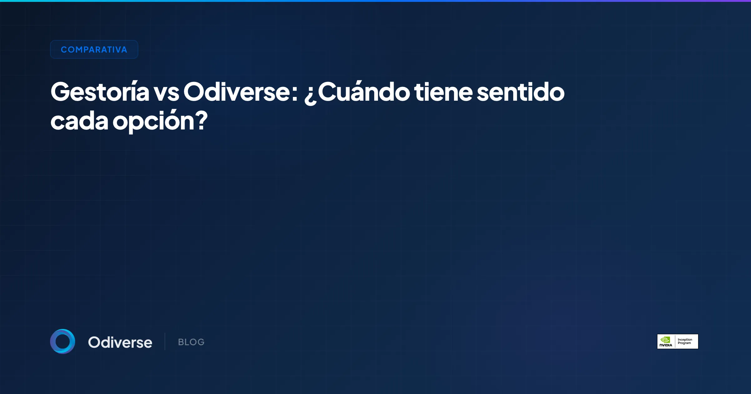Gestoría vs Odiverse: ¿Cuándo tiene sentido cada opción?