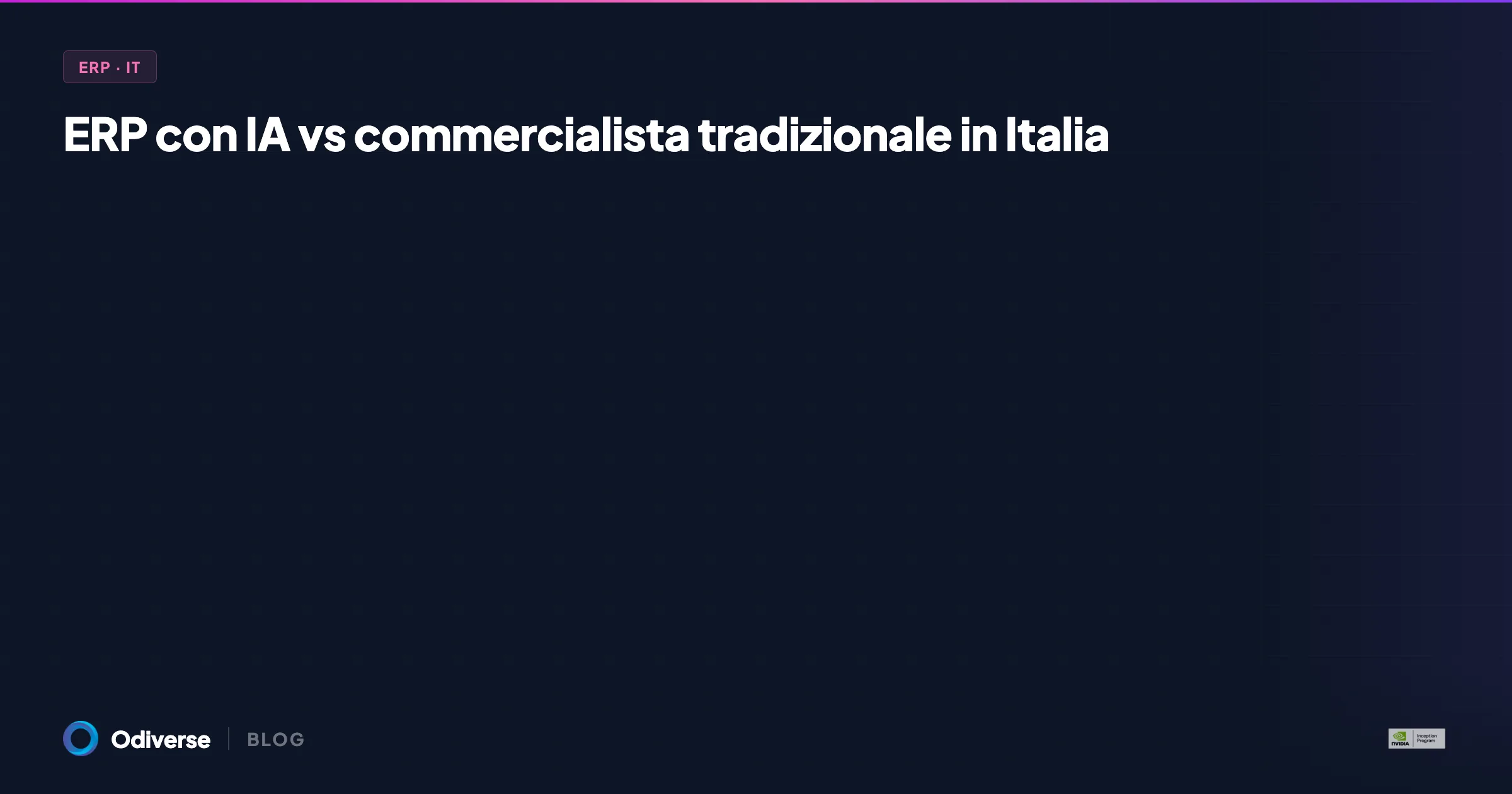 ERP con IA vs commercialista tradizionale: perché le PMI italiane cambiano