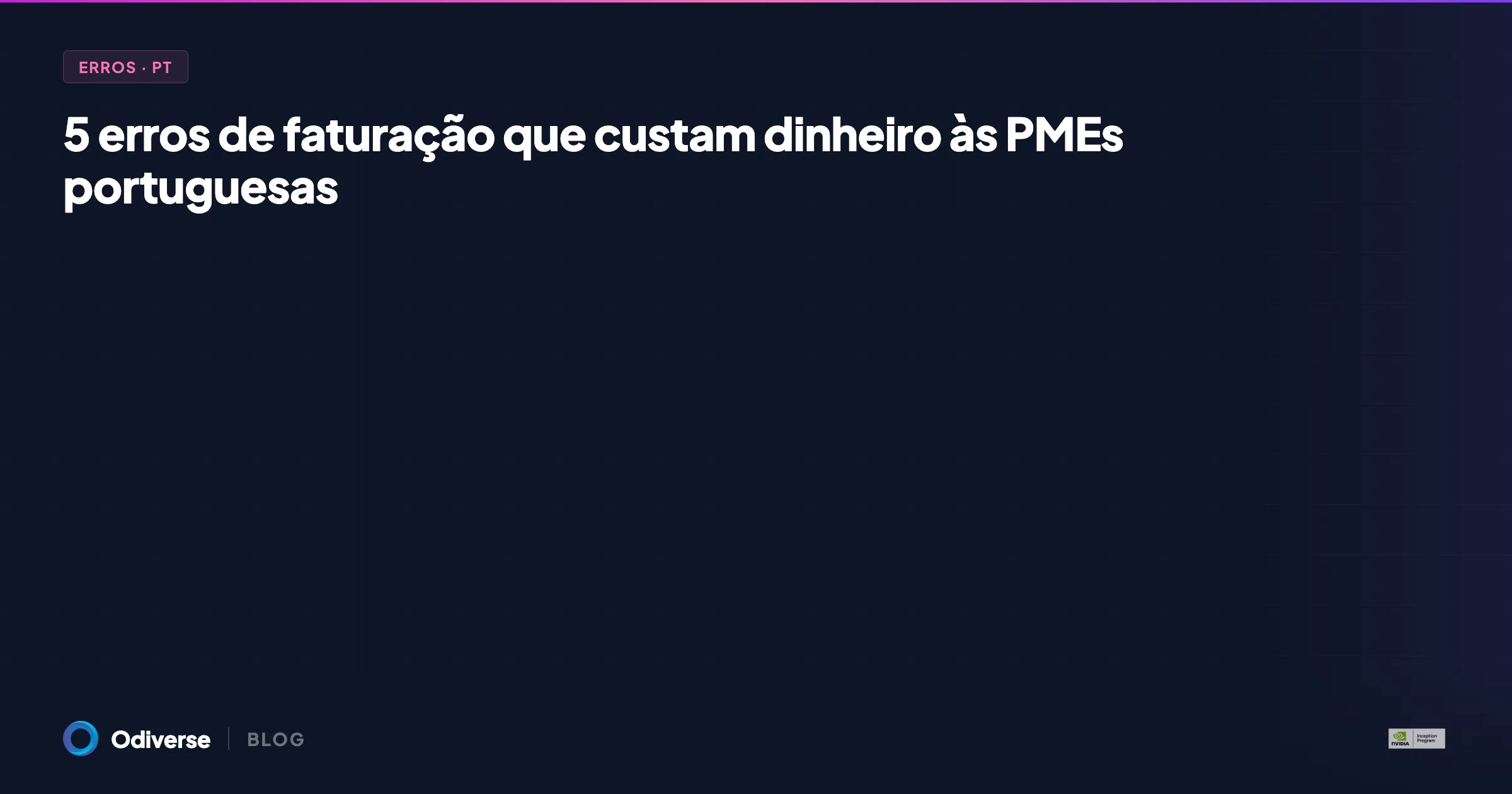 5 erros de faturação que custam dinheiro às PMEs portuguesas