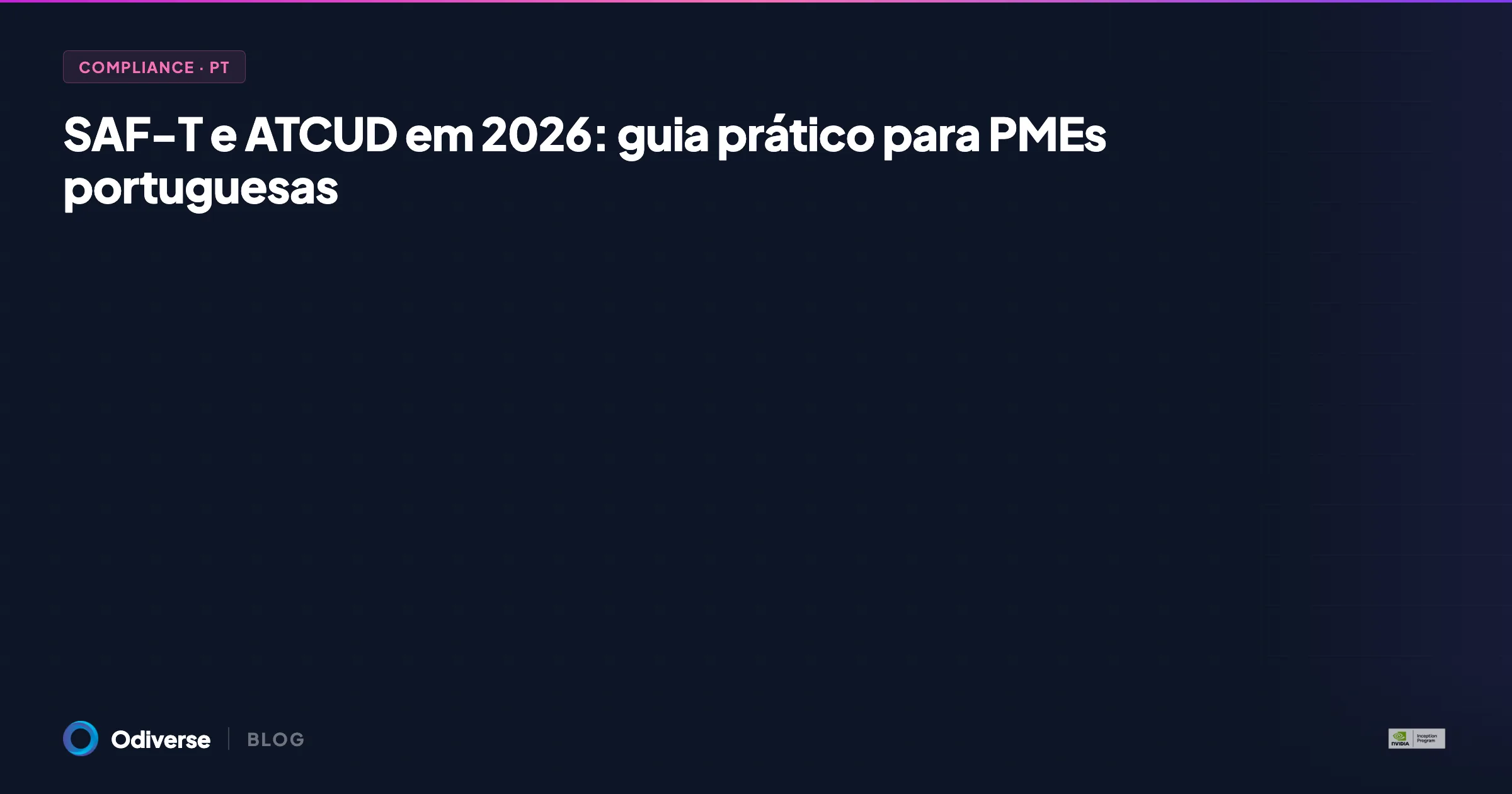 SAF-T e ATCUD em 2026: guia prático para PMEs portuguesas