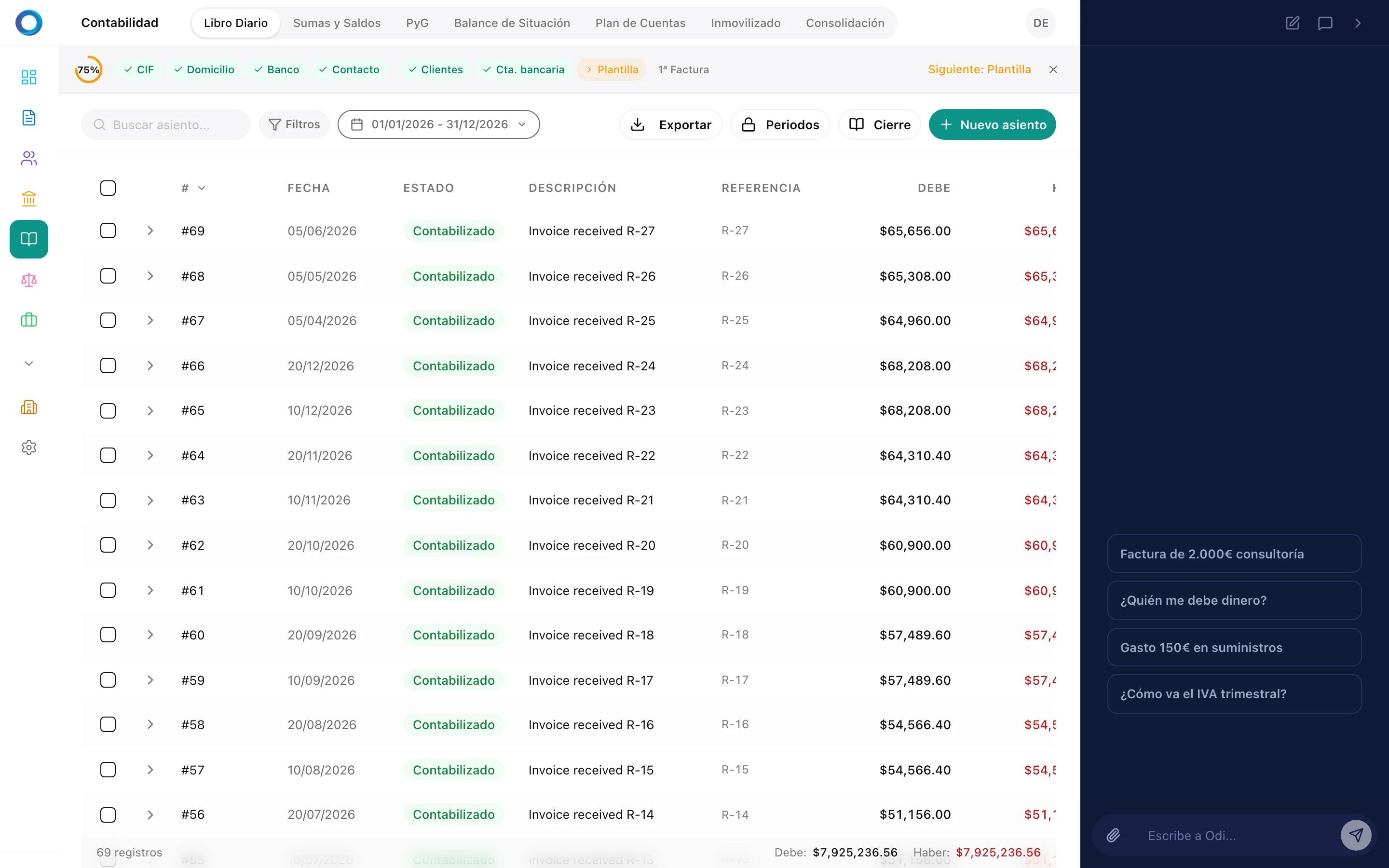 Facturación profesional