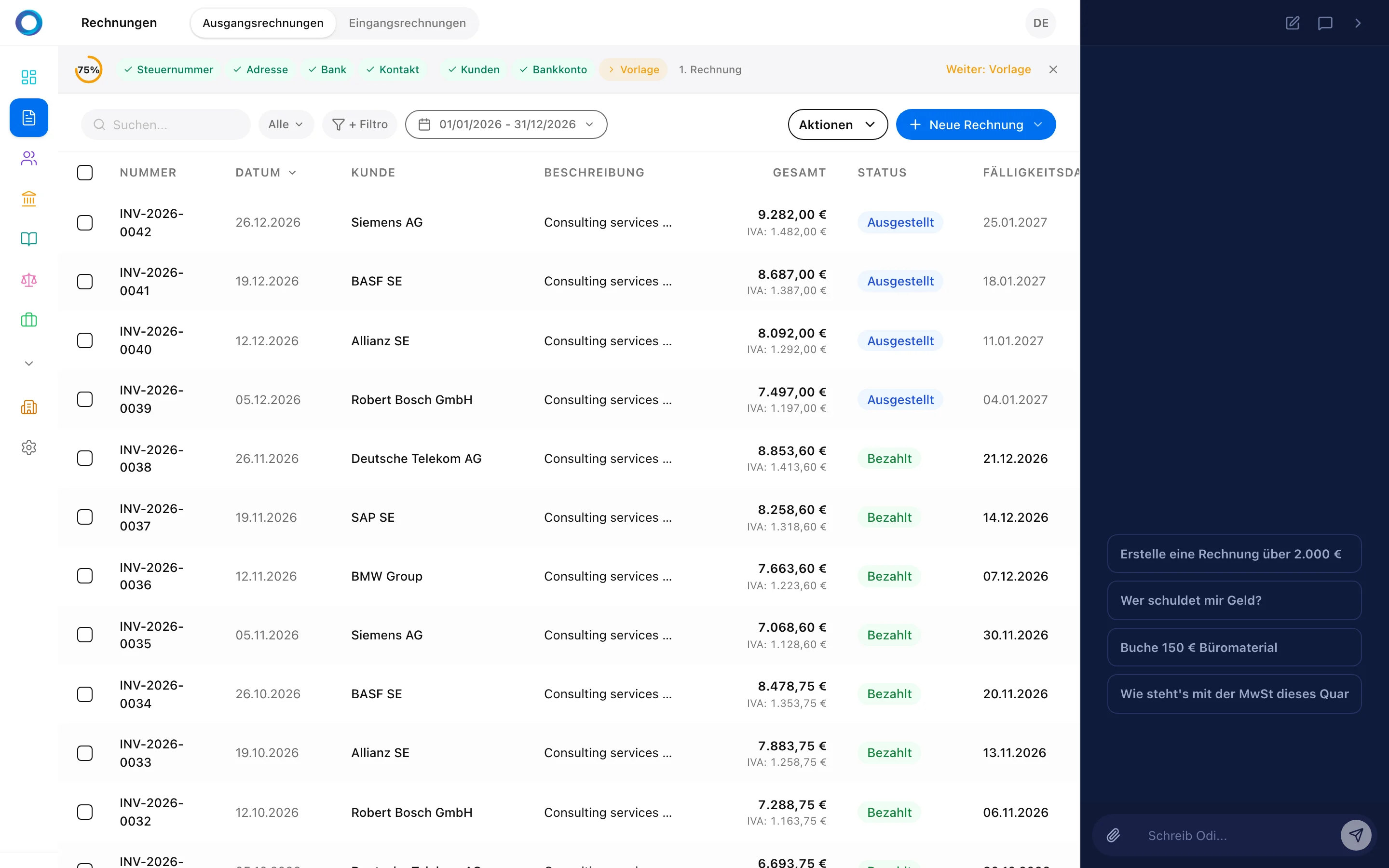 Multi-Mandanten-Verwaltung