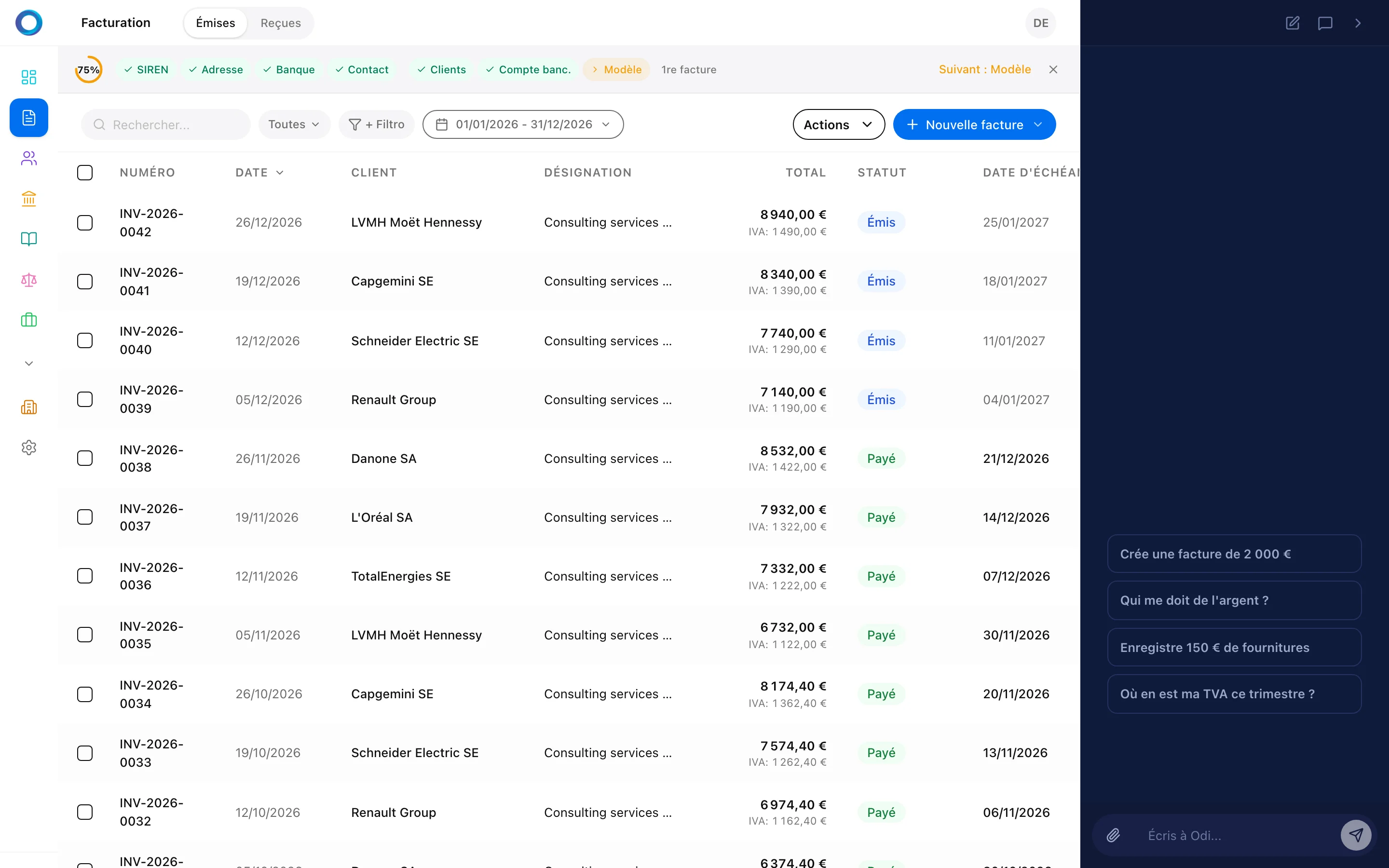 Gestion multi-clients