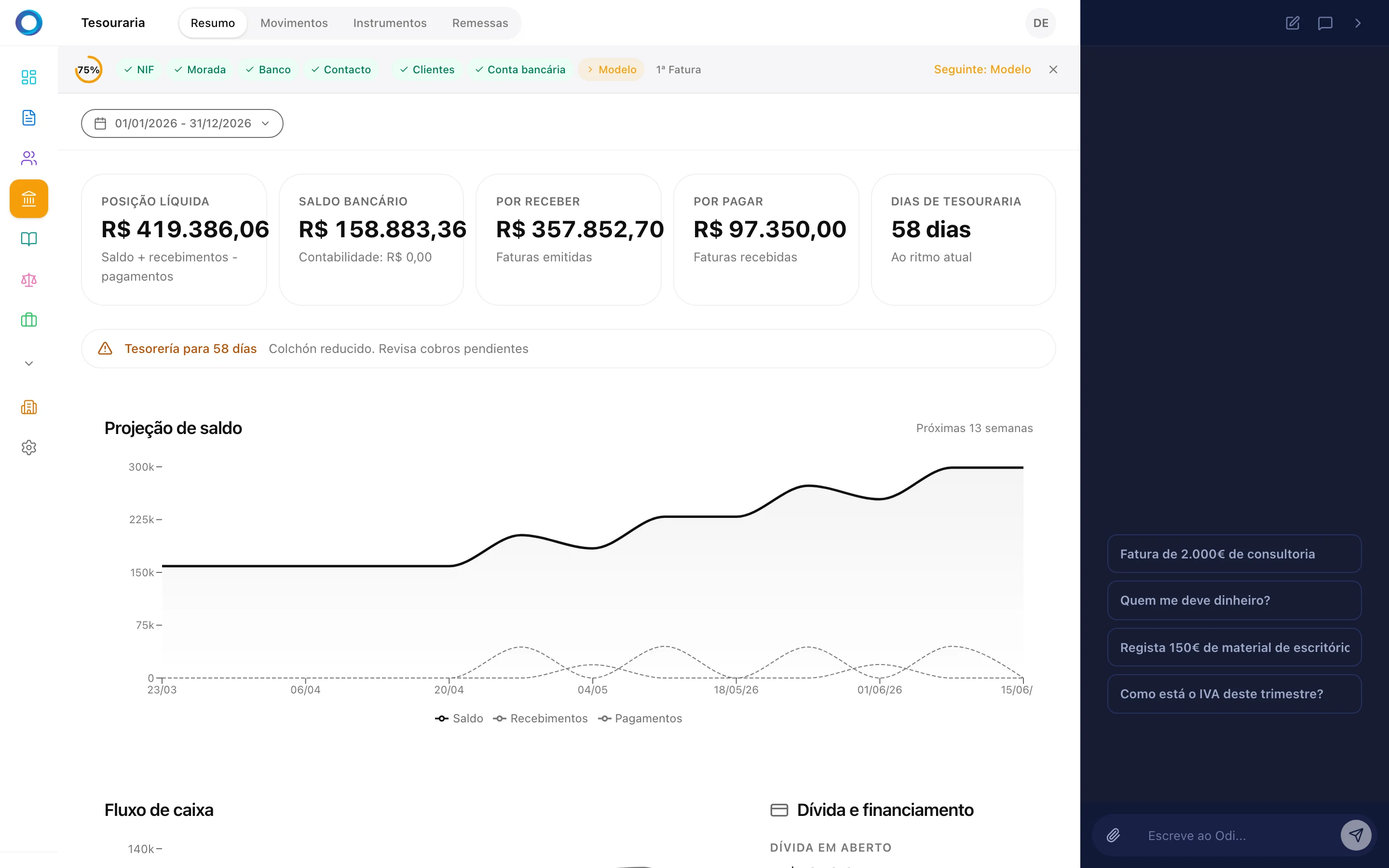 Declarações fiscais automáticas